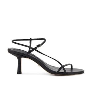 Tony bianco CAPRICE OPEN TOE HEEL in black size 8